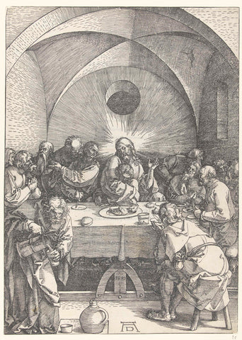 Last Supper, Albrecht Dürer, 1511 Canvas Print