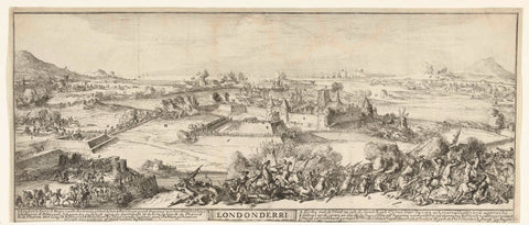 Siege of Londonderry, 1689, Romeyn de Hooghe (circle of), 1690 Canvas Print