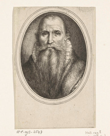 Portrait of Cornelis Schonaeus, Harmen Jansz Muller, 1596 Canvas Print