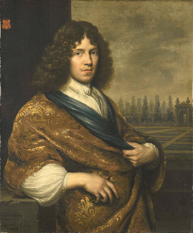 François Leidecker (1650-1718). Deputy of the Exchequer of Zeeland, Zacharias Blijhooft, 1674 Canvas Print