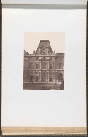 Pavillon Daru in het Palais du Louvre, Édouard Denis Baldus, c. 1857 Canvas Print