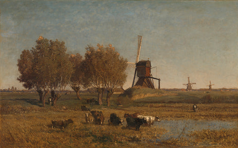 De Winkel near Abcoude, Paul Joseph Constantin Gabriël, c. 1877 Canvas Print