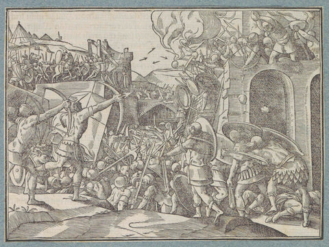 City storming, Christopher of Sichem (I), 1574 Canvas Print