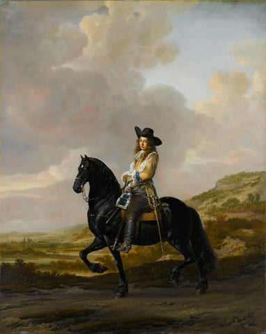 Pieter Schout on Horseback, Thomas de Keyser, 1660 Canvas Print