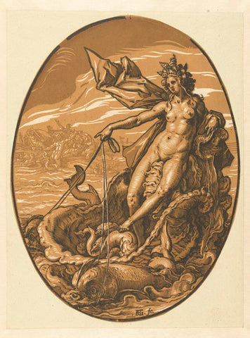 Thetis, Hendrick Goltzius, 1589 - 1590 Canvas Print