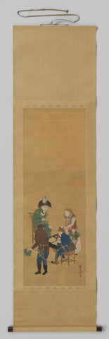 Philipp Franz von Siebold, chief master on Deshima, Obunsai, 1823 - 1830 Canvas Print