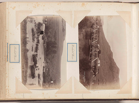 Bridge over the Crocodile River in South Africa, anonymous, c. 1896 - c. 1910 Canvas Print