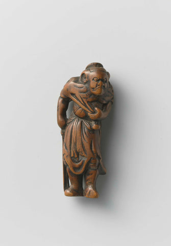 Netsuke, Shoki, anonymous, 1850 - 1900 Canvas Print