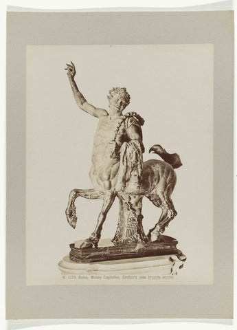 Sculpture of centaur, anonymous, c. 1880 - c. 1904 Canvas Print