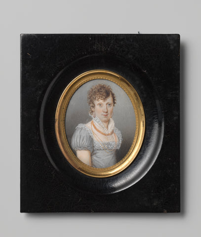 Maria Elisabeth Schreiber (1765-1822). Wife of Georg Albrecht Diederichs, anonymous, c. 1810 Canvas Print