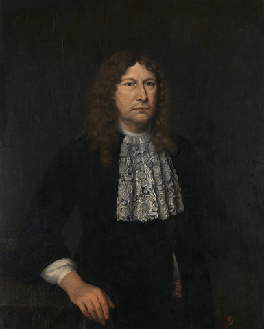 Portrait of Johannes Camphuys, Governor-General of the Dutch East Indies, Gerrit van Goor, 1685 Canvas Print