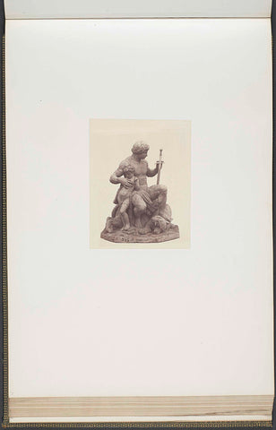 Plaster model for sculpture at the Palais du Louvre: 