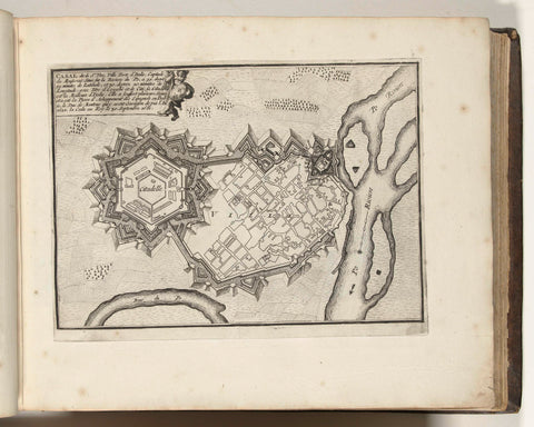 Map of Casale Monferrato, 1693, anonymous, 1693 Canvas Print