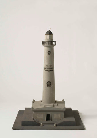 Model of a Lighthouse, anonymous, 1840 Canvas Print