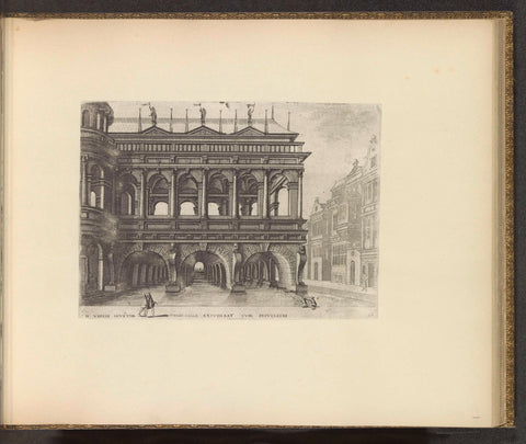 Grote loggia, Johannes of Lucas van Doetechum, c. 1601 Canvas Print