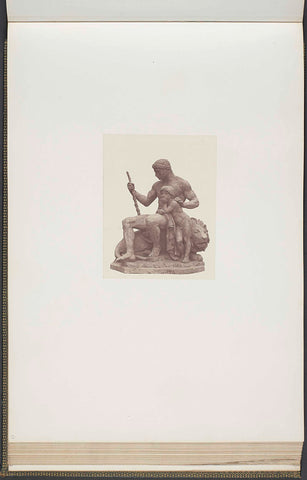 Plaster model for sculpture on the Palais du Louvre: 