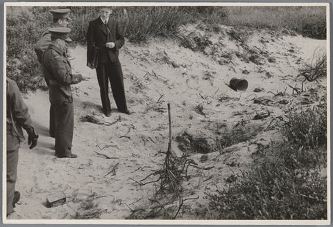 Exhumation of People Executed on the Waalsdorpervlakte, anonymous, 1945 Canvas Print