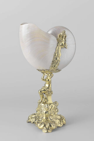 Nautilus cup, anonymous, c. 1630 - c. 1660 Canvas Print