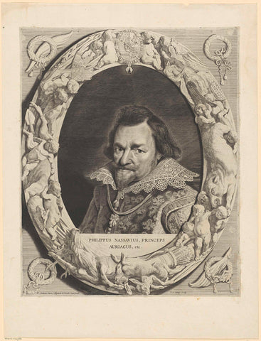 Portret van Filips Willem, prins van Oranje, Pieter van Sompel, 1643 Canvas Print