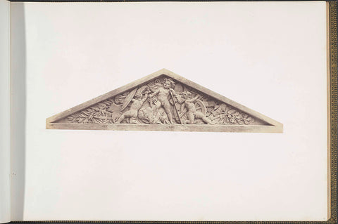 Plaster models for sculptures at the Palais du Louvre: 