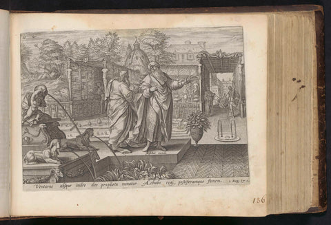 Elijah predicts that there will be drought, anonymous, Jan Snellinck (I), 1646 Canvas Print