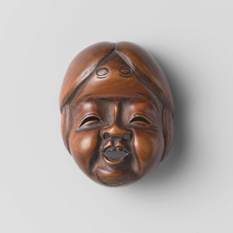 Netsuke, Shuzan (possibly), 1700 - 1800 Canvas Print