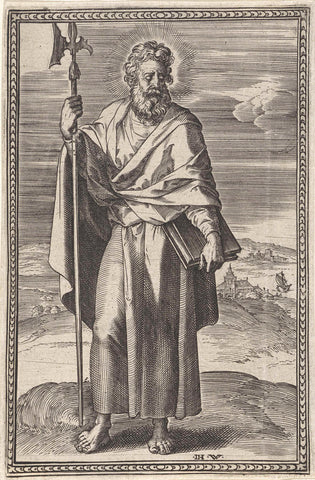 H. Matthew, Johannes Wierix, 1559 - before 1585 Canvas Print