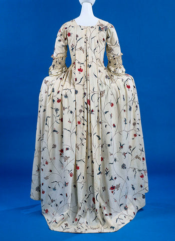 Chintz Sack Gown, anonymous, c. 1775 - c. 1780 Canvas Print