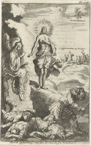 Resurrection of Christ, Jan Luyken, 1690 Canvas Print