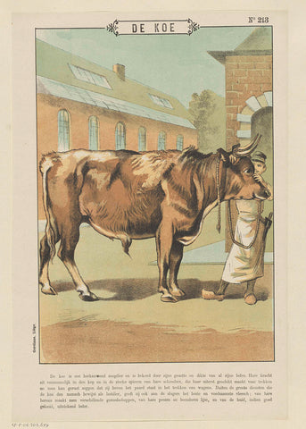 The cow, Gordinne, 1894 - 1959 Canvas Print