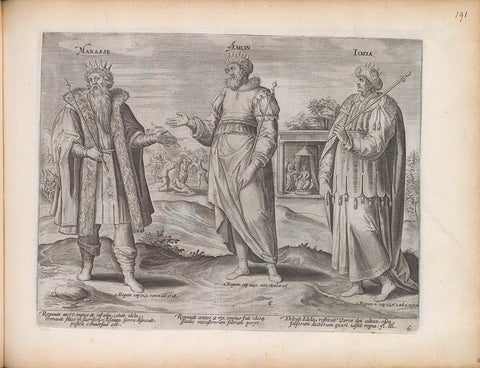 Manasse, Amon en Josia, Jan Snellinck (I) (attributed to), 1643 Canvas Print