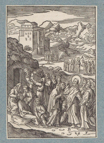 Revival of Lazarus, Christopher of Shechem (II), 1629 Canvas Print