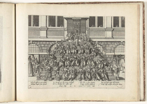 Proclamation of the General Pardon, 1570, Frans Hogenberg, 1570 Canvas Print