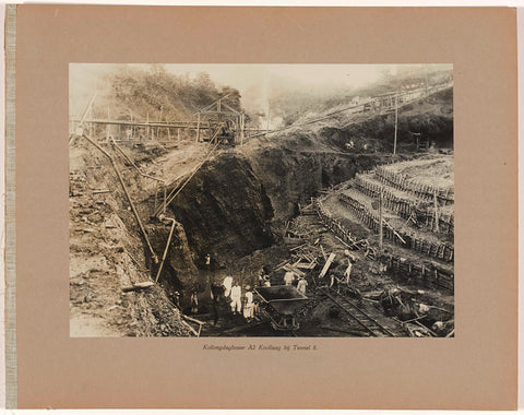 Kollongdagbouw A2 Koollaag at Tunnel 8, anonymous, 1921 - 1922 Canvas Print