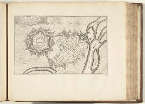 Map of Casale Monferrato, 1726, anonymous, 1726 Canvas Print