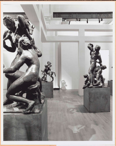 On the left Venus and Adonis, on the right Laocoon and his sons, c. 1998 - c. 1999 Canvas Print