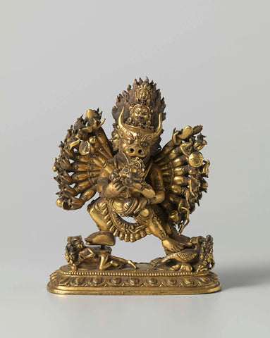 Yamantaka, anonymous, 1700 - 1800 Canvas Print