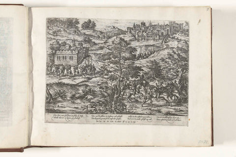 Castelnau komt naar Amboise, 1560, Frans Hogenberg, 1565 - 1573 Canvas Print