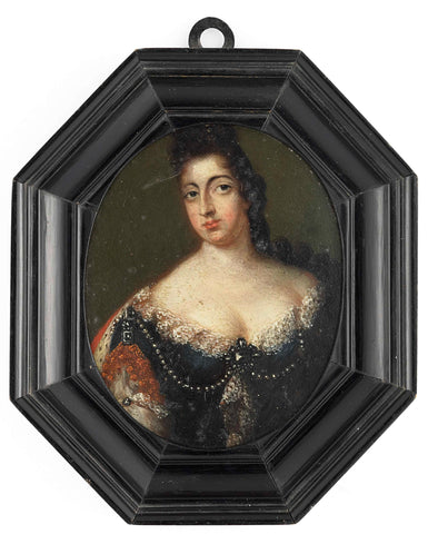 Portrait of Mary, Princess of Orange, Consort of William III, anonymous, c. 1695 Canvas Print