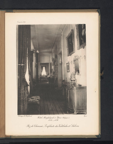 Corridor on the ground floor of Hotel Merghelynck in Ypres, Belgium, Hector Heylbroeck, c. 1889 - in or before 1894 Canvas Print