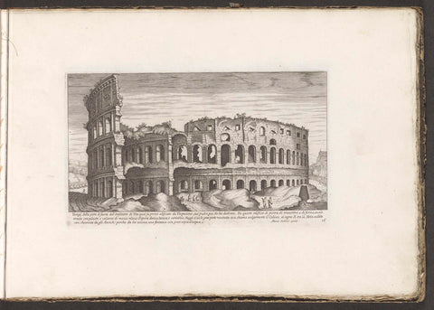 Colosseum, anonymous, 1680 Canvas Print