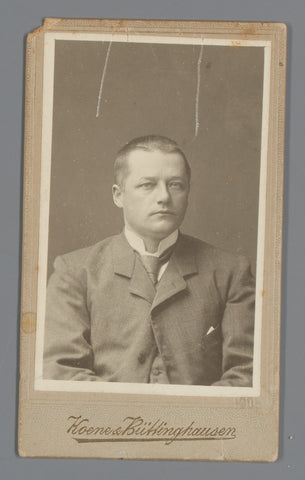 Portrait of Lucas Jonker, Koene & Büttinghausen, 1905 Canvas Print