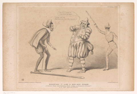 Daniel O'Connell als clown, John Doyle, 1844 Canvas Print