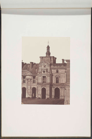 Pavillon de Rohan, Édouard Denis Baldus, c. 1857 Canvas Print