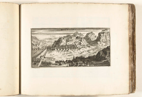 View of the fortress of Montmélian, c. 1702, anonymous, 1702 - 1703 Canvas Print