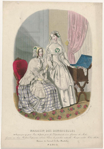 Magasin des Demoiselles, April 25, 1848, J. Desjardins, 1848 Canvas Print