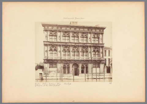 View of Palazzo Vendramin-Calergi in Venice, anonymous, c. 1875 - c. 1900 Canvas Print