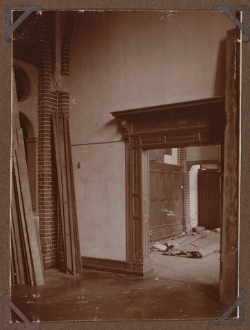 Renovation of room 150 in 1928, 1928 Canvas Print