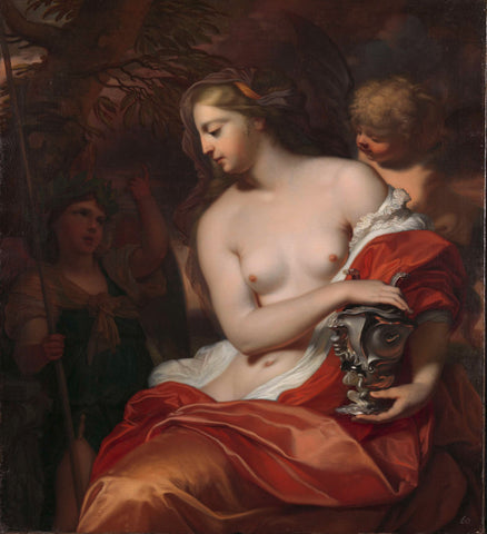 Pandora, Barend Graat, 1676 Canvas Print