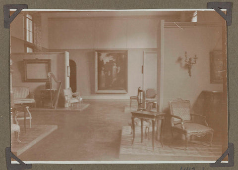 Arrangement of 18th century furniture in room 189 in 1929, 1929 Canvas Print